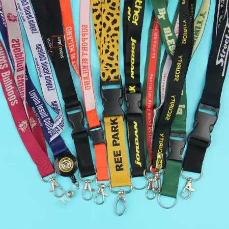 Custom Double Sided Woven Lanyard - Custom Double Side Woven Lanyard