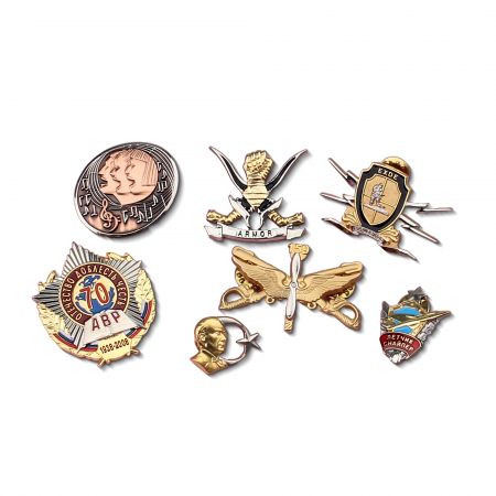 Custom Two-Tone/Dual Plated Pin - Custom Dual Plated Pin