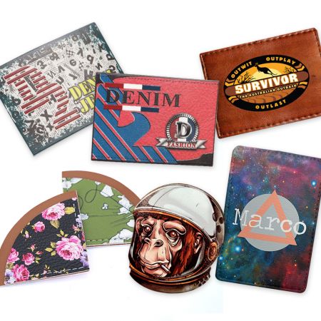 Custom Dye Sublimation Leather Patch - High-Quality Custom Heat Transfer Leather Patch