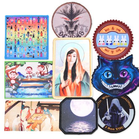 Custom Dye Sublimation Patch - Custom Dye Sublimation Patch With Iron-On