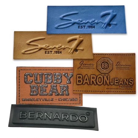 Custom Embossed Leather Label - Embossed Leather Label Custom
