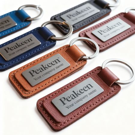 Индивидуальные кожаные металлические автоключи.