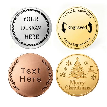 Custom Engraved Memorial Coin.