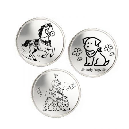 Custom Laser Engraved Decision Coins.