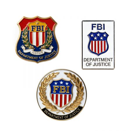 고품질 맞춤형 현실적인 FBI 배지.