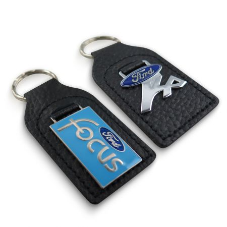 High Quality FOB Keychain with Customized Logo Embossed.