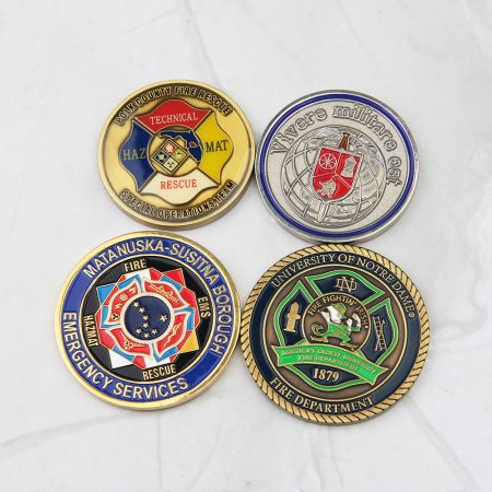 Moneta commemorativa personalizzata dei vigili del fuoco OEM.