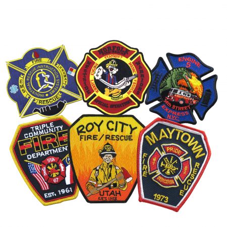 Настраиваемый Пожарный Вышивка Значок - Изготовитель Настраиваемого Пожарного Вышитого Значка