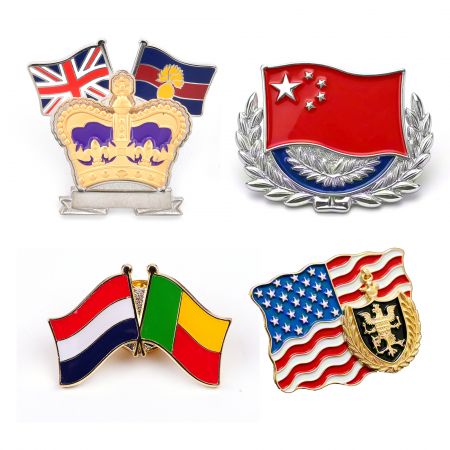 Custom Flag Pin - Custom Flag Pins Manufacturer