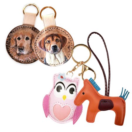 علامة جلدية ملونة بالكامل ثلاثية الأبعاد مخصصة - علامات جلدية ملونة ثلاثية الأبعاد مصممة حسب الطلب