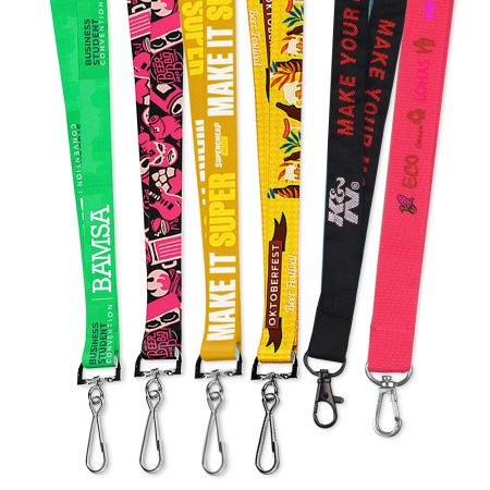 Custom Fully Compostable Lanyard - Custom Dye Sublimation Fully Compostable Lanyard