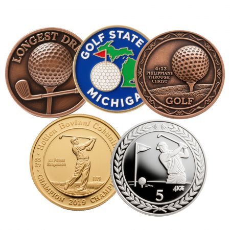 Moeda de Golfe Personalizada