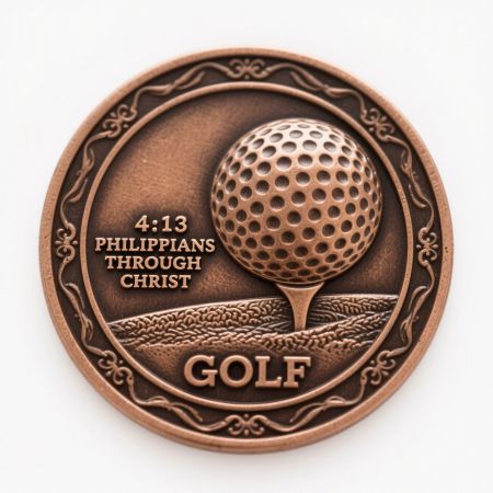 Moeda de Golfe Personalizada.