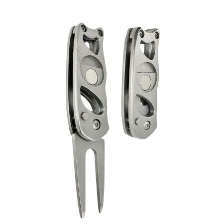 Outil de divot de golf multifonction.