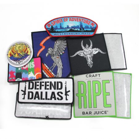 Custom Hard Plastic Woven Patch