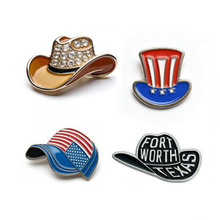 Индивидуальная булавка для шляпы. - Индивидуальные антикварные булавки для клубной активности.