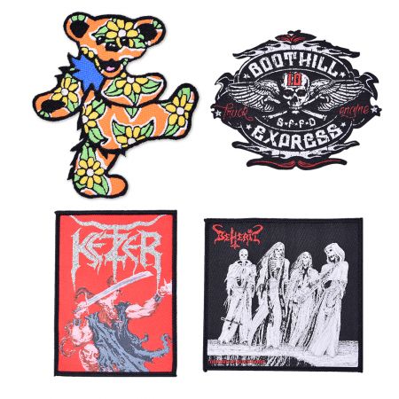 علامة تجارية لرقعة قماشية مخصصة.