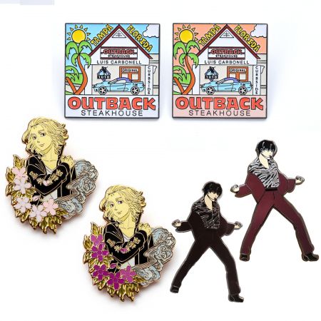 Custom Heat Sensitive Pin - Custom Color Changing Pins Manufacturer
