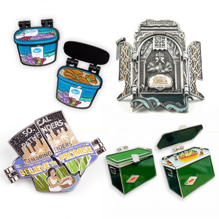 Custom Hinged Lapel Pin - Custom Hinged Enamel Pin Supplier in Vietnam