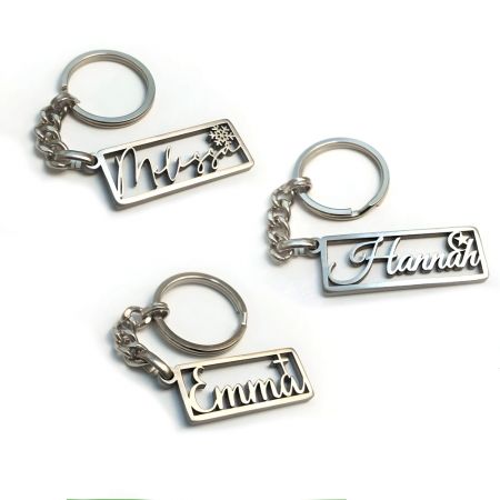 OEM Metal Letter Keychain Manufacturer.