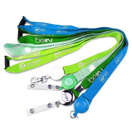 Custom Lanyard Badge Reel - Plastic And Round Badge Reel