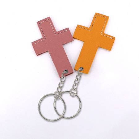 Personalized Leather Key Fob.