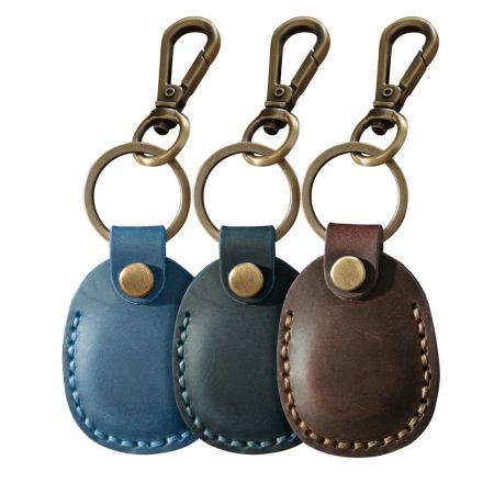 Custom Leather Key Fob.