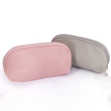 Lady Cosmetic Box Makeup Leather Case .