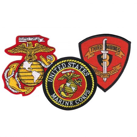 Broche patch Marine Corp personnalisée.