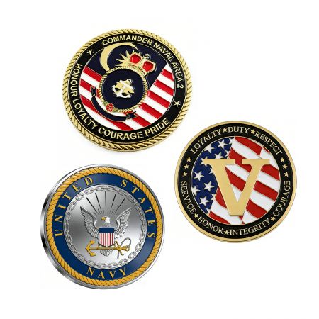 High-Quality Custom Military Challenge Coins.