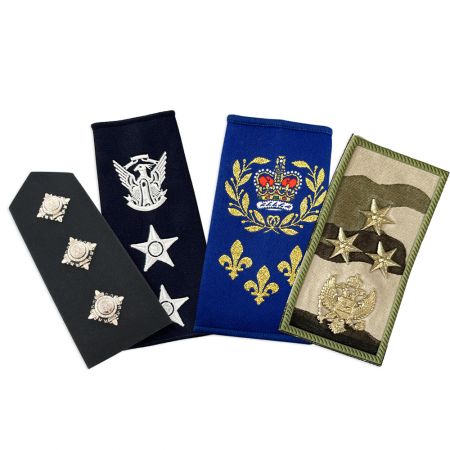 Epaulet Bahu Bordir untuk Militer.
