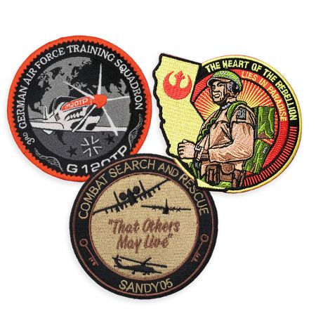 Patch militar feito sob medida.