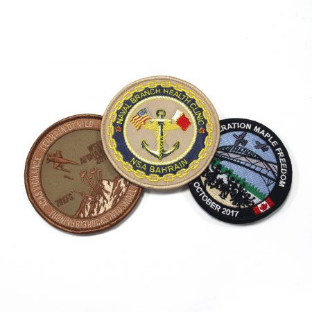 Military Woven Patch with Custom Logo.