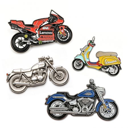 Bespoke Motorcycle Club Vest Pin.