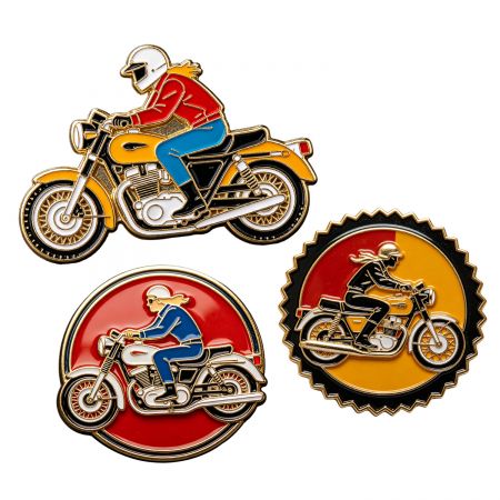 Tailored Motorcycle Brooch.