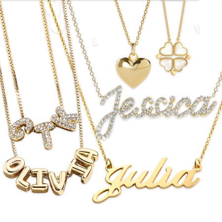 قلادة مخصصة - مجوهرات قلادة مخصصة