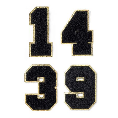 アイロンオンナンバーパッチ。