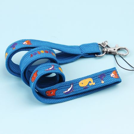 Colorful Offset Printed Lanyard With Two Sides Logo.