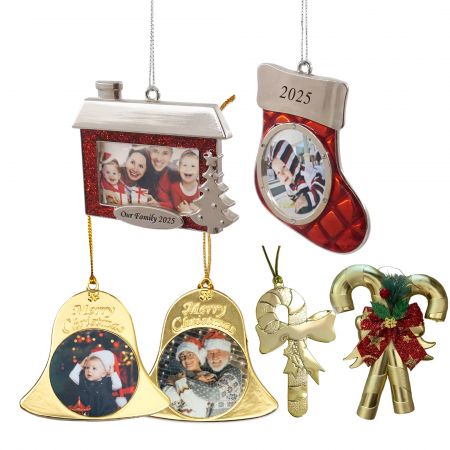 Ornamento Personalizado - Fabricante de Ornamentos de Árvore em Metal Personalizados