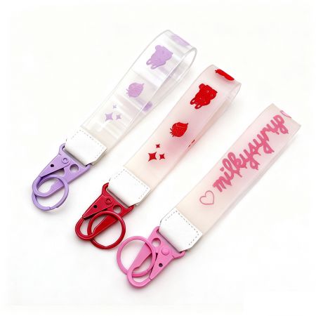 Nhà sản xuất dây đeo móc khóa PVC quảng cáo.