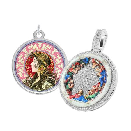 Индивидуальные подвески с изображениями для подарков.