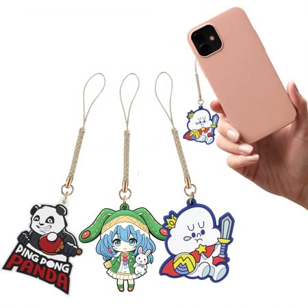 High-Quality Anime Cell Phone Charms.