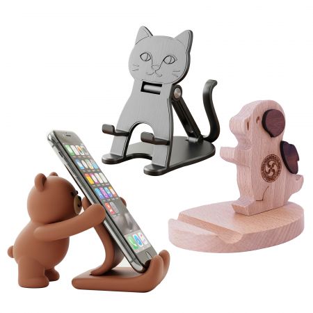 Support de téléphone personnalisé - Supports de téléphone réglables à plusieurs angles