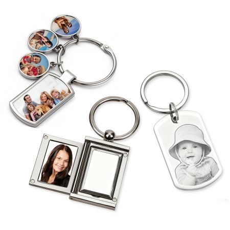 OEM Metallfoto-Rahmen Schlüsselanhänger.