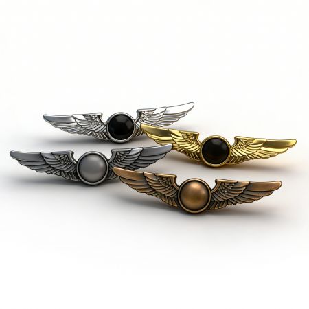 دبابيس أجنحة الطيارين المخصصة عالية الجودة.