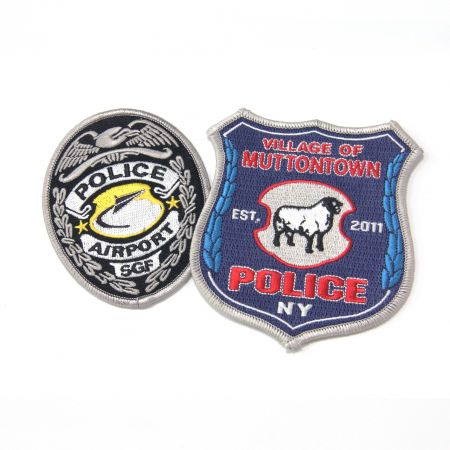 Patch de police sur mesure à coudre.