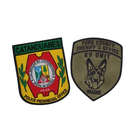 Patch Woven de Polícia de Alta Qualidade com Logo Personalizado.