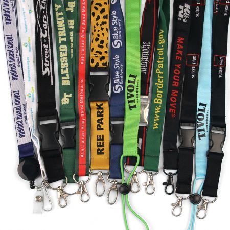 רצועת פוליאסטר מותאמת - רצועת פוליאסטר שטוחה פרימיום עם הדפסה משי מותאמת