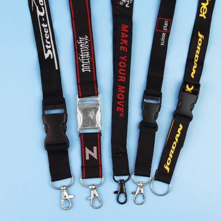 Custom Polyester Lanyard Double Ended.