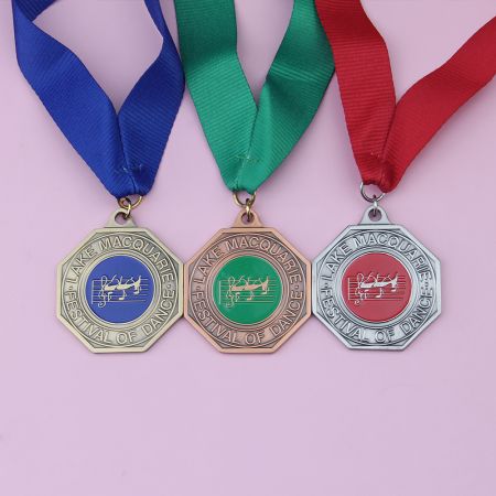 מדליית מרוץ הקסגונלית של OEM.